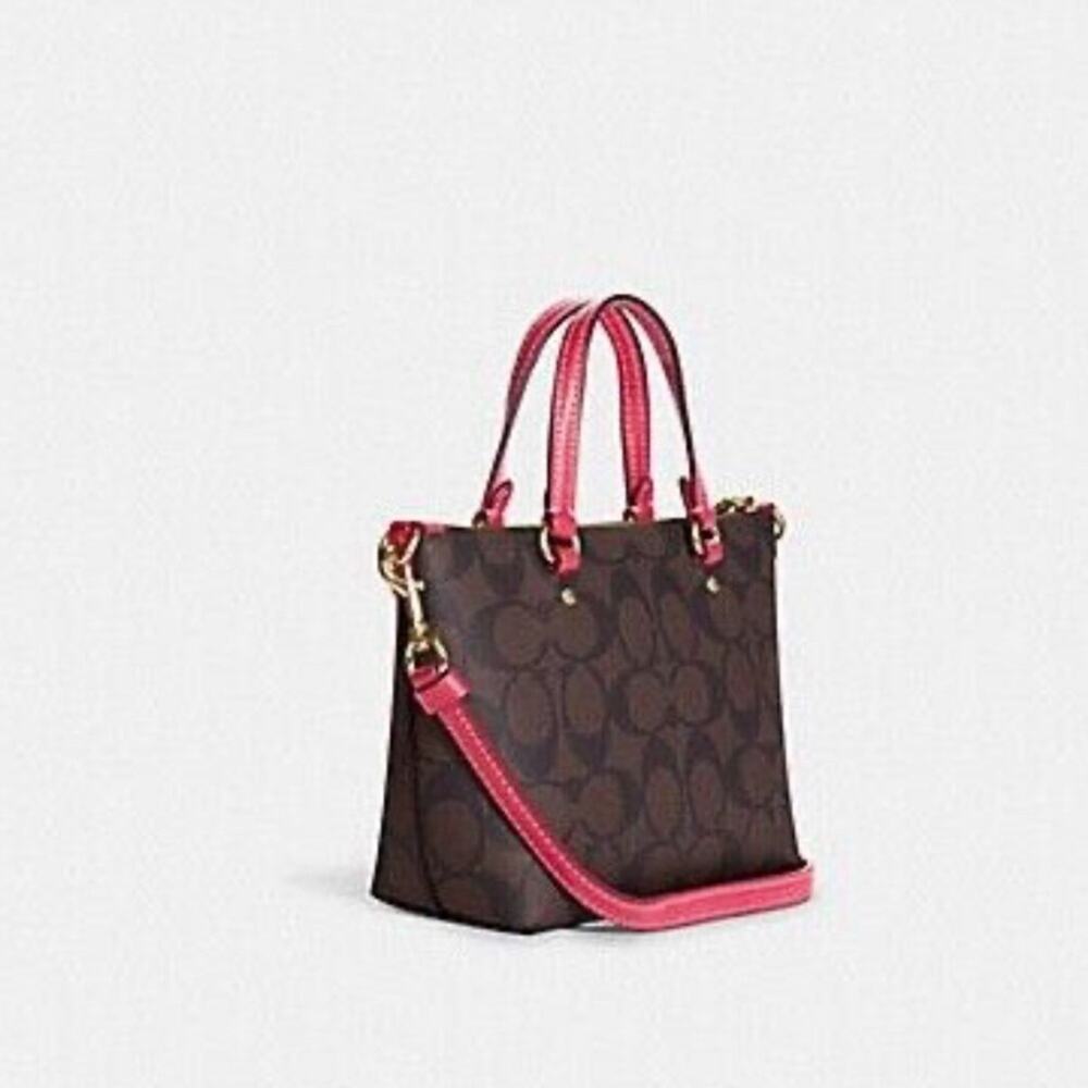 NWT Coach Mini Gallery Crossbody In Signature Canvas - Picture 6 of 11